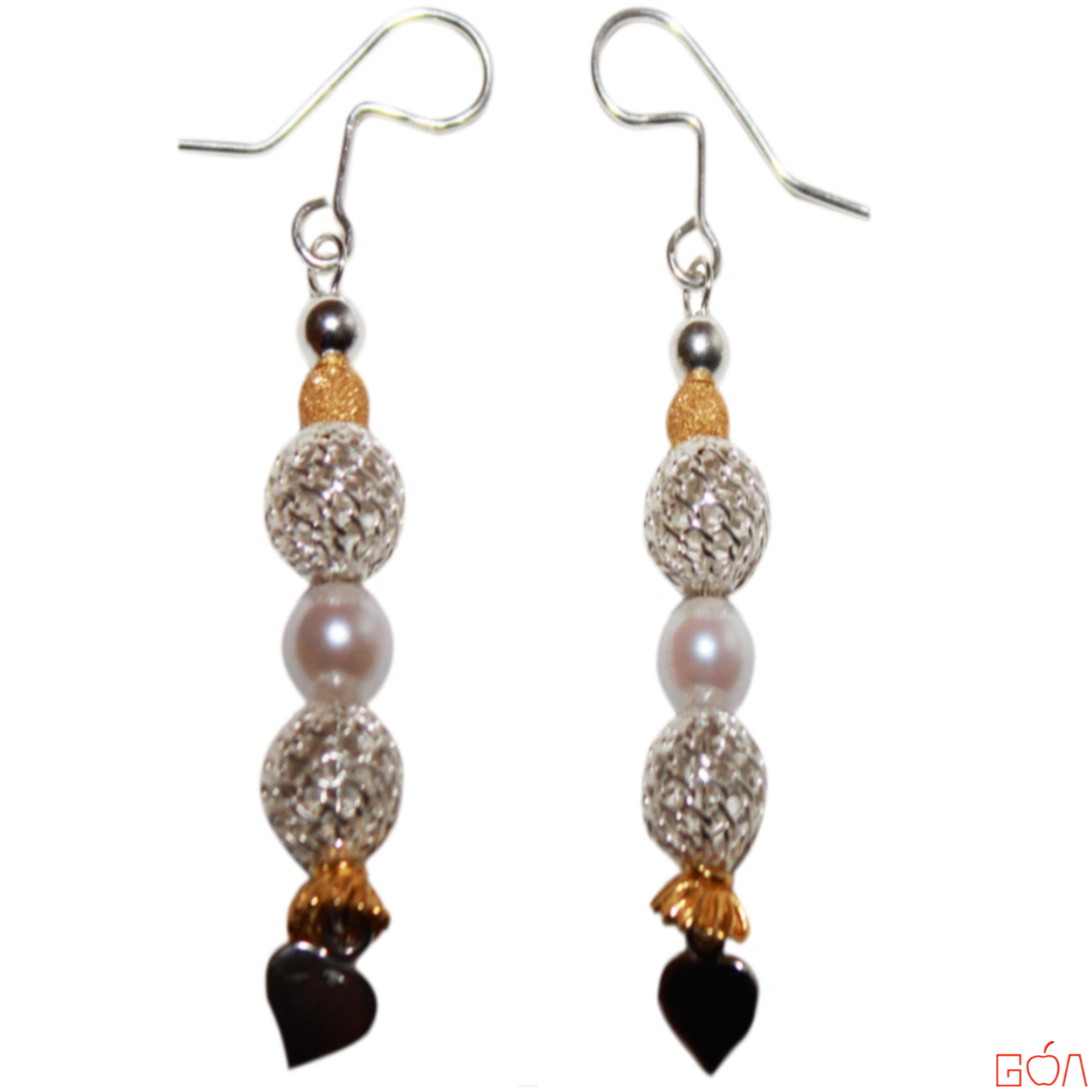 Boucles d'oreilles sur-mesure assorties au collier Splendeur IV - plat - 1200x1200 - RR