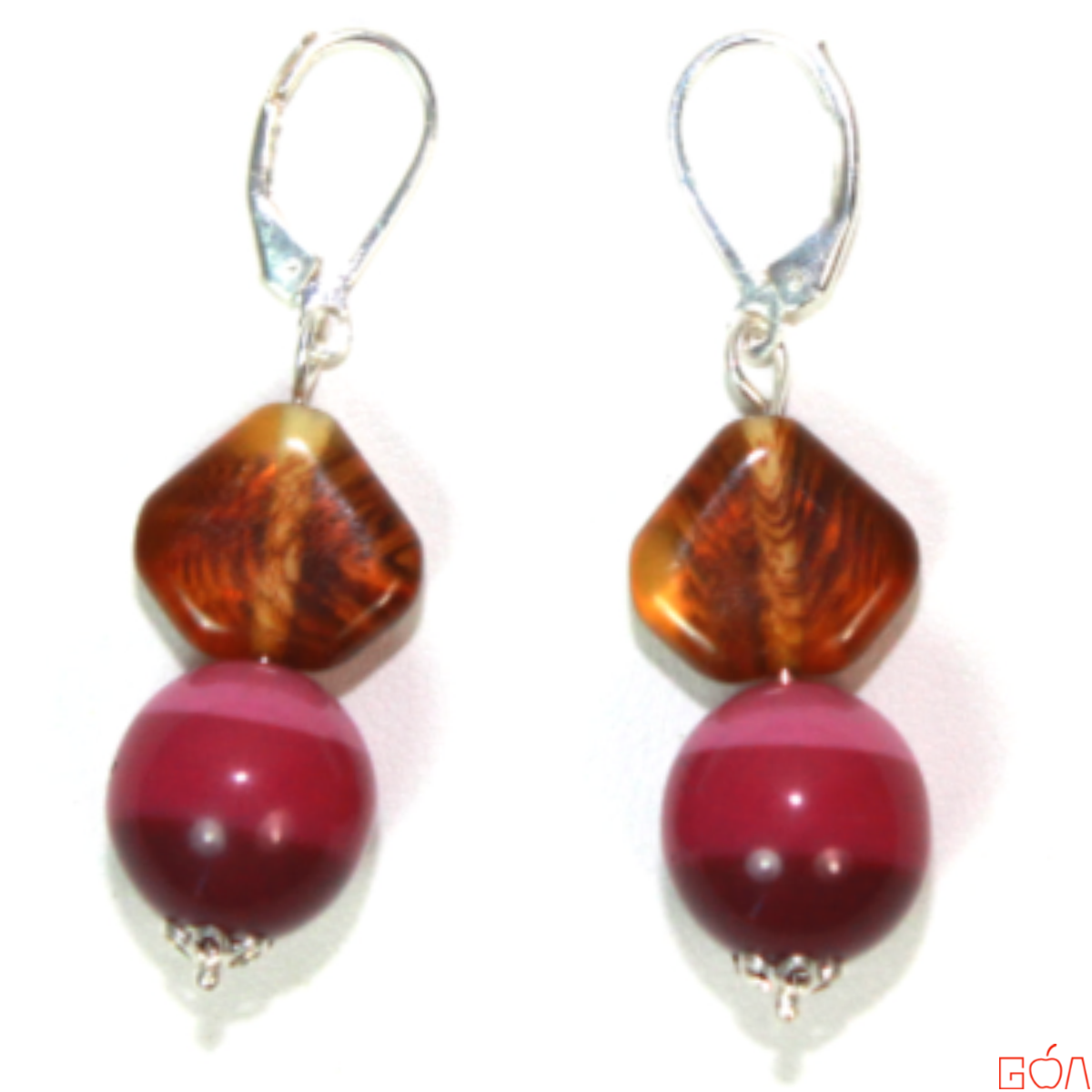 Boucles d'oreilles sur-mesure commandées par Yolande pour Fernanda - plat - 1200x1200 - RRG